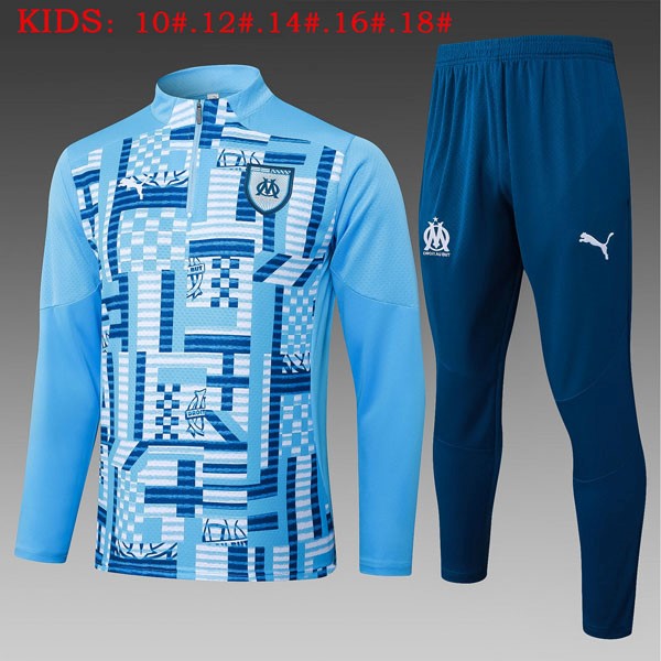 Ninos Sudadera De Training Marsella 2025/26 Azul 5